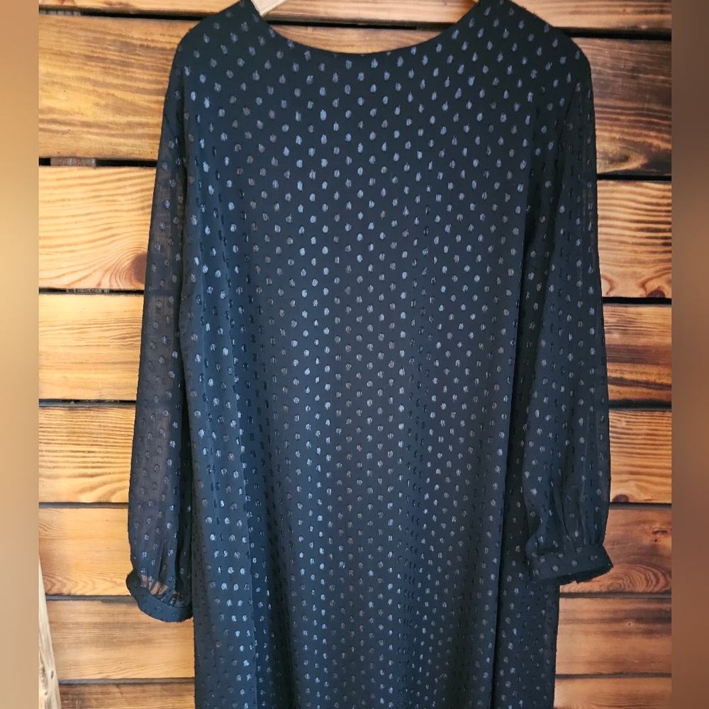 Ava & Viv Black sequence style Midi Dress